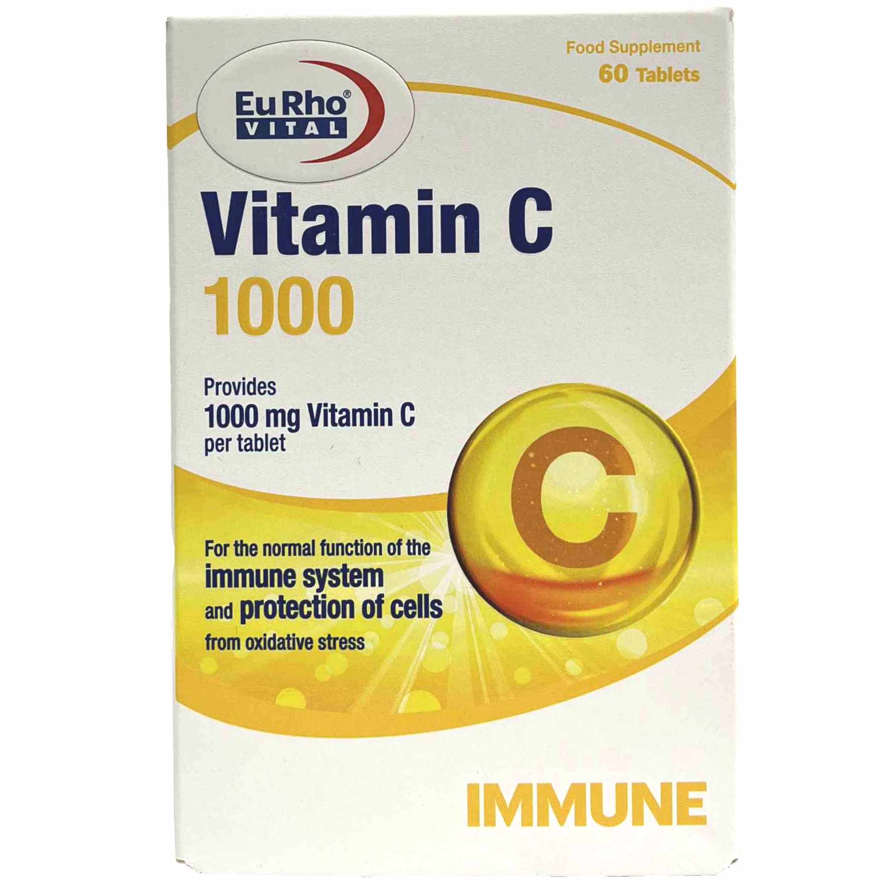 قرص ویتامین سی 1000 یوروویتال Eurho Vital Vitamin C